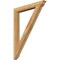 Ekena Millwork Traditional Traditional Rough Sawn Bracket, Western Red Cedar, 4"W x 36"D x 48"H BKT04X36X48TRA01RWR - alternate 1